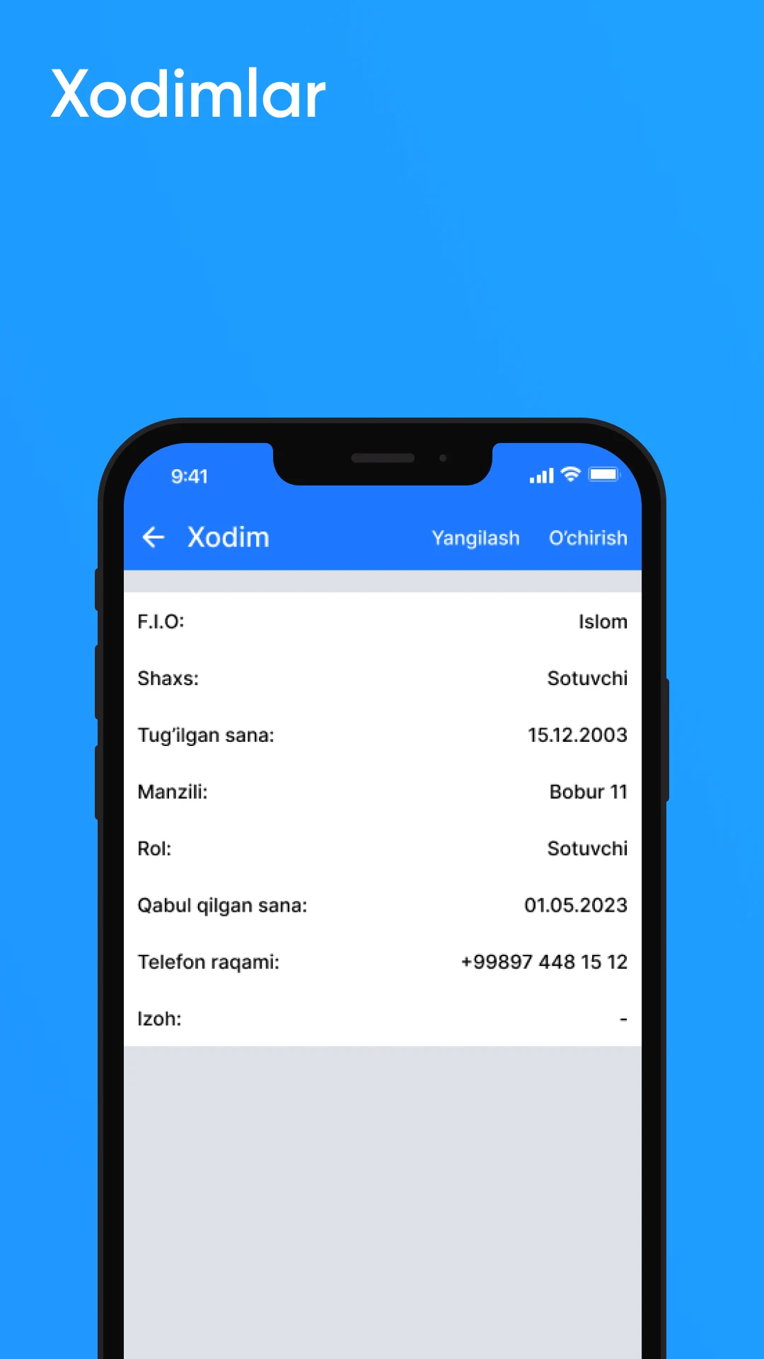 Bito – ERP, Avtomatlashtirish screenshot